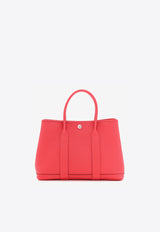 Hermès Garden Party 30 in Bougainvillea Negonda Leather with Palladium Hardware