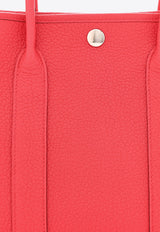 Hermès Garden Party 30 in Bougainvillea Negonda Leather with Palladium Hardware