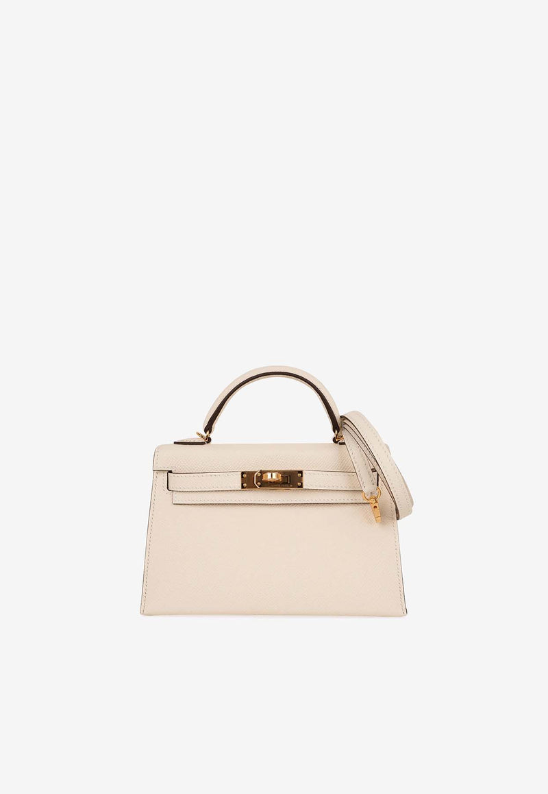 Hermès Mini Kelly 20 in Nata Epsom with Gold Hardware