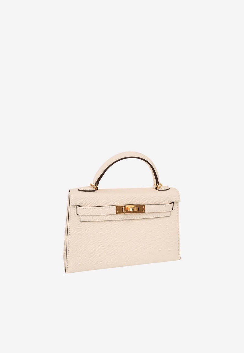Hermès Mini Kelly 20 in Nata Epsom with Gold Hardware