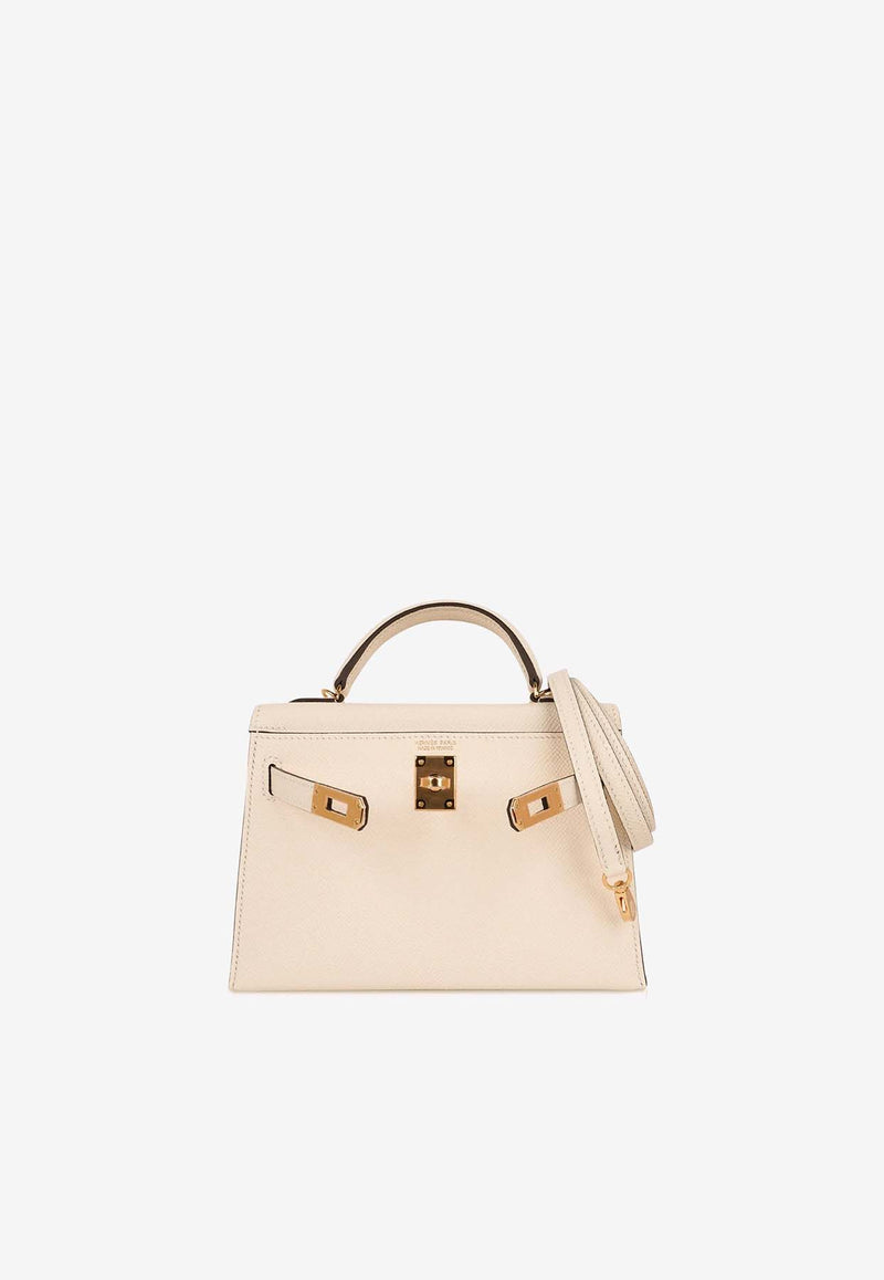 Hermès Mini Kelly 20 in Nata Epsom with Gold Hardware