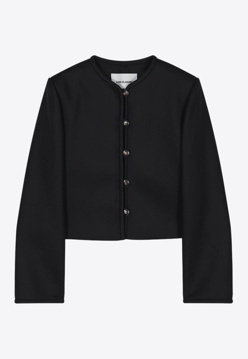 LOW CLASSIC Single-Breasted Jacket Black LW251JK04BK_BLACK