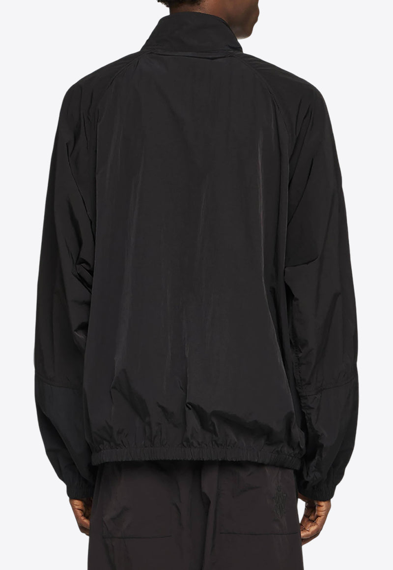 JW Anderson Essential Zip-Up Windbreaker Jacket Black JK0362PG1697999_BLACK