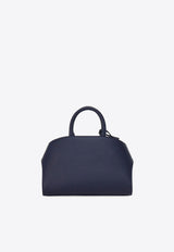 Ferragamo XS Hug Leather Top Handle Bag Midnight Blue 215975 HUG MINI 768850 MIDNIGHT