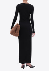 REMAIN Long-Sleeved Maxi Dress 502368100_BLACK