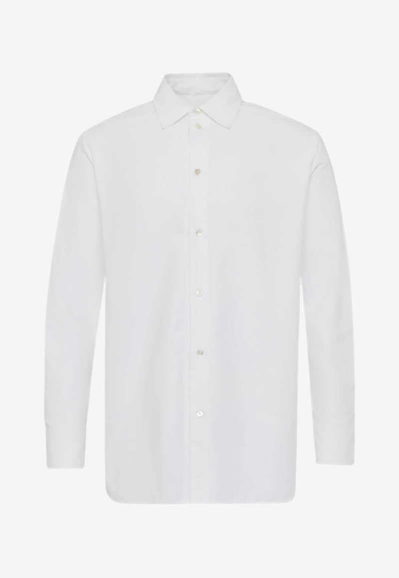 JW Anderson Classic Long-Sleeved Shirt White SH0339PG1726001_WHITE