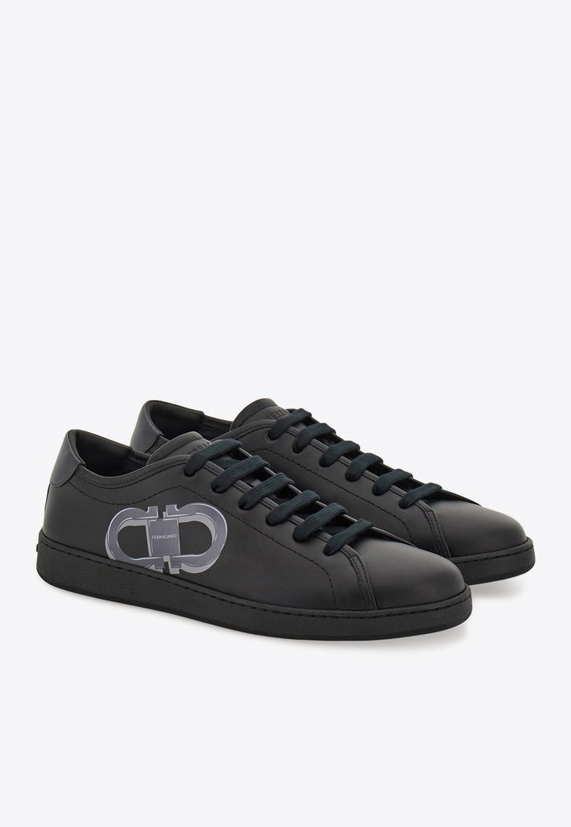 Ferragamo Brandy Low-Top Sneakers 029835 BRANDY1 780989 NERO Black