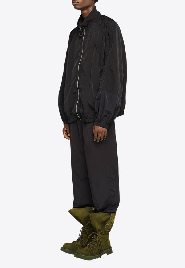 JW Anderson Essential Zip-Up Windbreaker Jacket Black JK0362PG1697999_BLACK