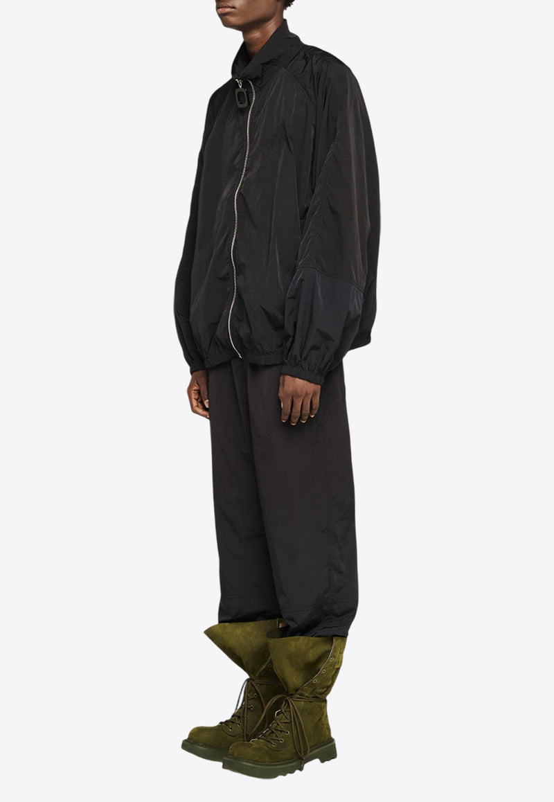 JW Anderson Essential Zip-Up Windbreaker Jacket Black JK0362PG1697999_BLACK