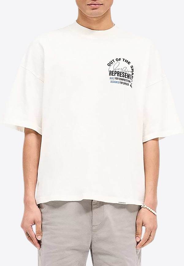 Represent Out of The Shadows Printed T-shirt White MLM41058-72_WHITE