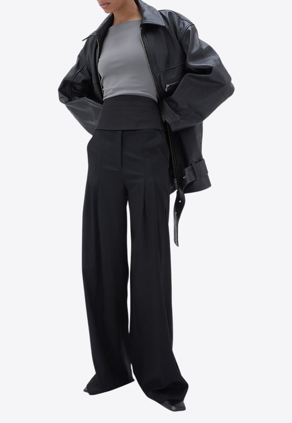 REMAIN Wide-Leg Suiting Pants 502322100_BLACK