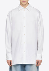 JW Anderson Classic Long-Sleeved Shirt White SH0339PG1726001_WHITE