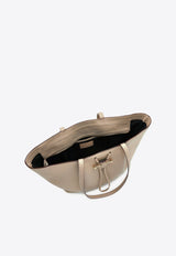 Strathberry Osette Grained Leather Tote Bag Taupe 20241-125-649-430_TAUPE