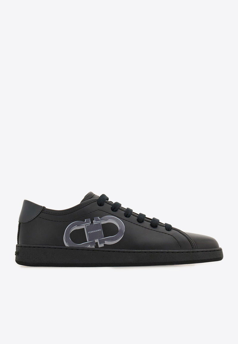 Ferragamo Brandy Low-Top Sneakers 029835 BRANDY1 780989 NERO Black