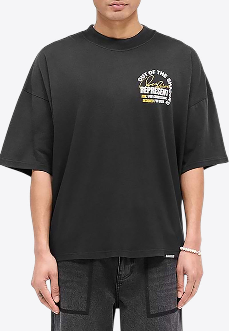 Represent Out of The Shadows Printed T-shirt Black MLM41058-04_BLACK