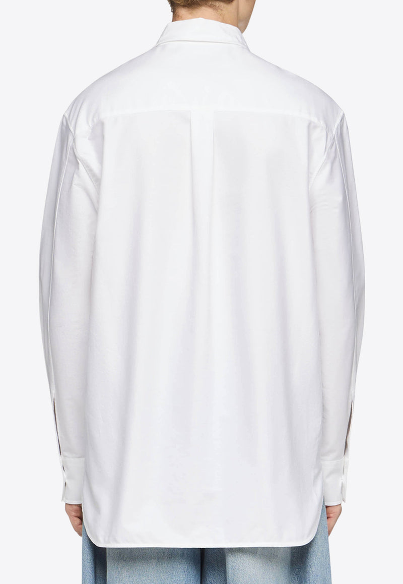 JW Anderson Classic Long-Sleeved Shirt White SH0339PG1726001_WHITE