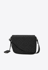 Ferragamo Small Fiamma Leather Messenger Bag Black 241588 FIAMMA 784126 NERO