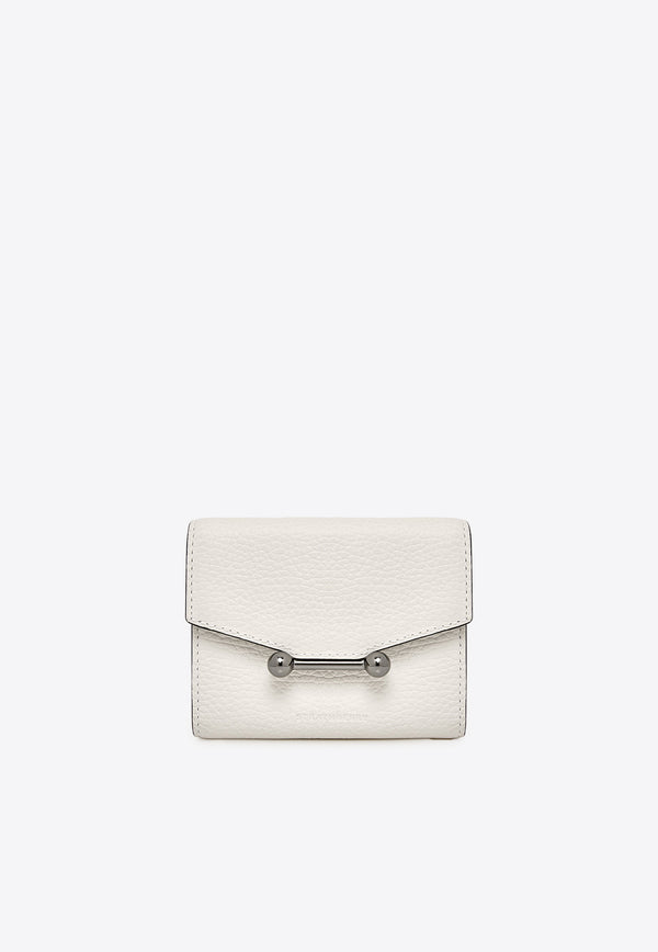 Strathberry Mosaic Leather Tri-Fold Wallet White 20251-125-704-975_WHITE