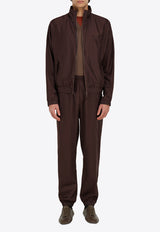 Ferragamo Logo Patch Drawstring Track Pants Brown 144462 P 782825 DARK EXPRESSO