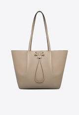 Strathberry Osette Grained Leather Tote Bag Taupe 20241-125-649-430_TAUPE