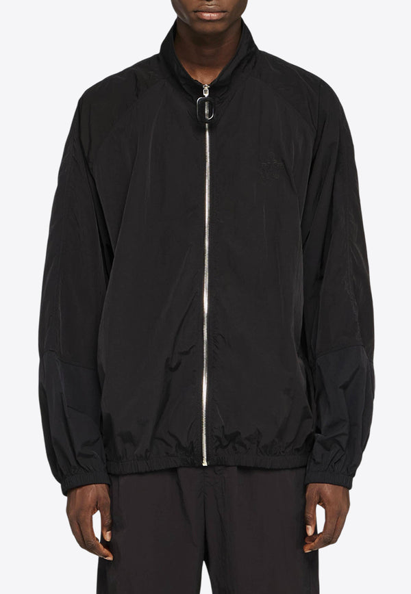 JW Anderson Essential Zip-Up Windbreaker Jacket Black JK0362PG1697999_BLACK