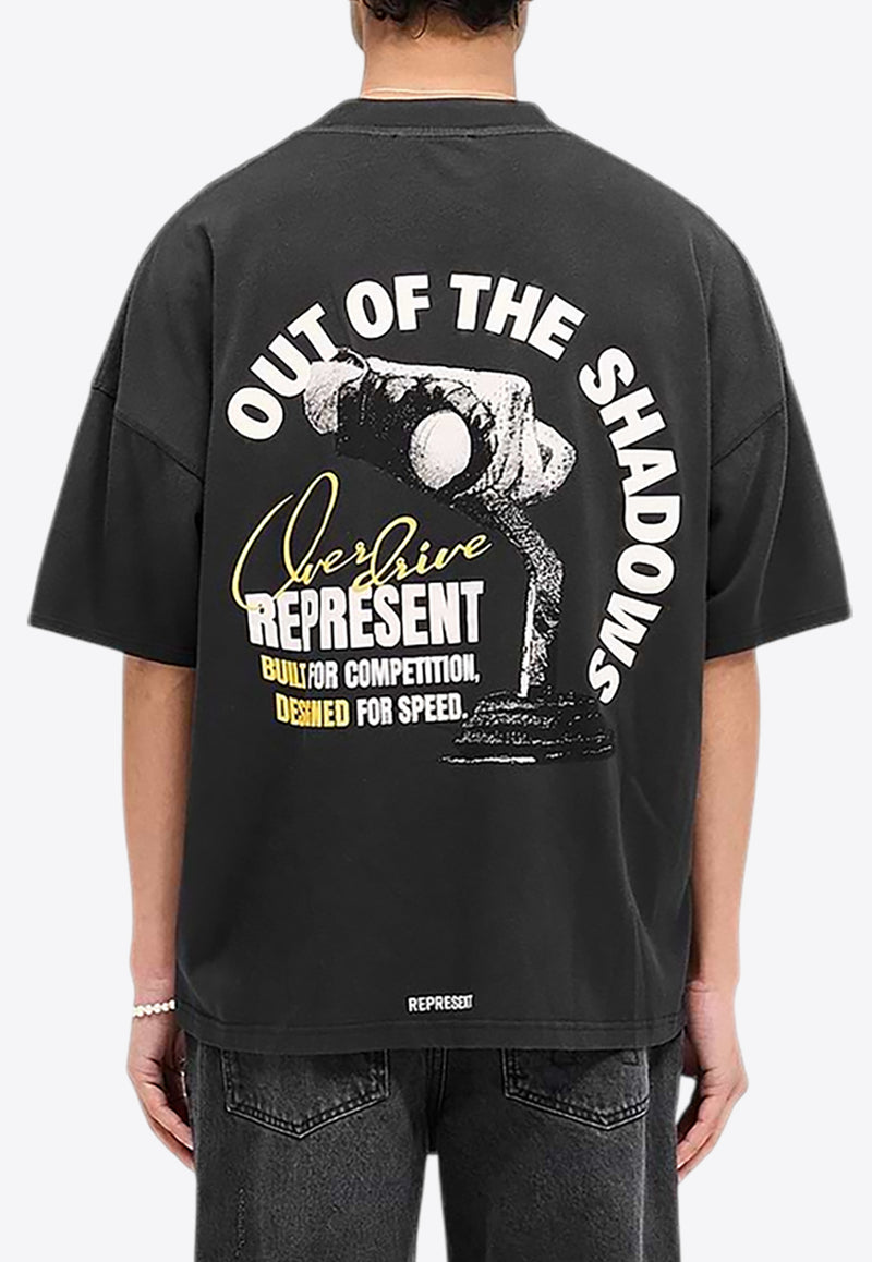 Represent Out of The Shadows Printed T-shirt Black MLM41058-04_BLACK