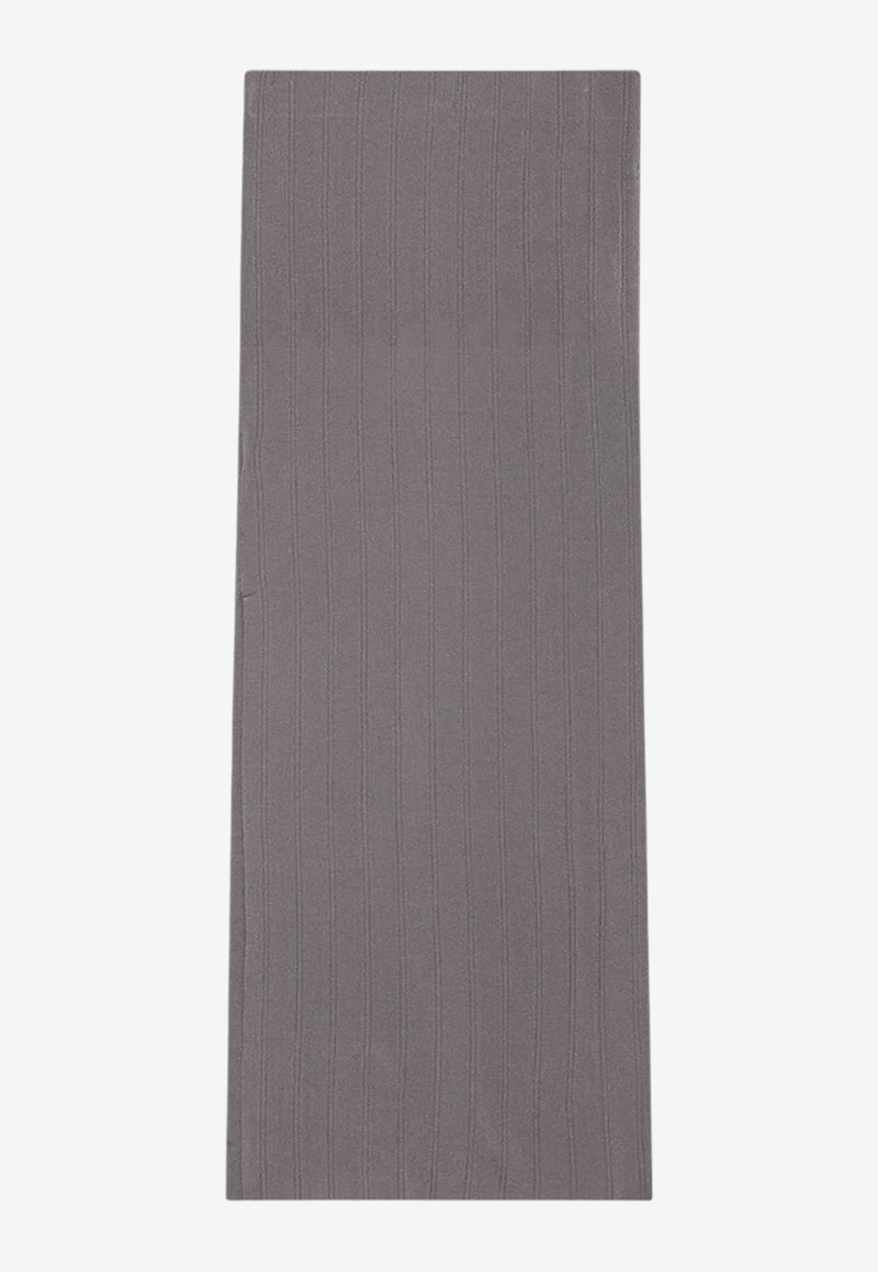 REMAIN Ribbed Midi Skirt 5024982002_GREY