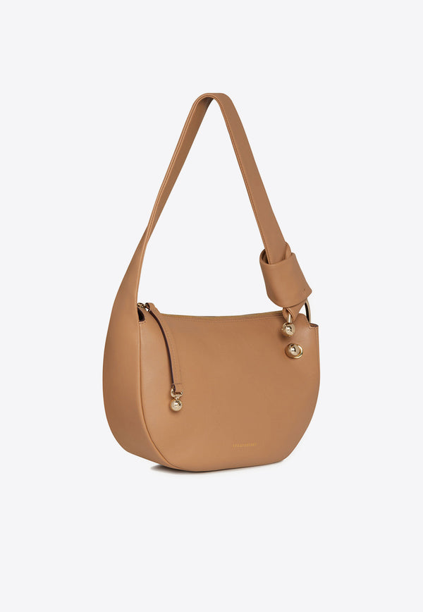 Strathberry Halo Leather Shoulder Bag Caramel 20251-926-411-440_CARAMEL