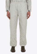 Ferragamo Logo Patch Drawstring Track Pants Gray 144462 P 782963 HAZE