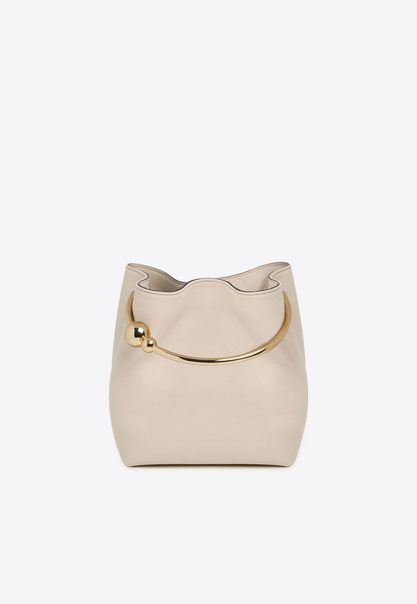 Strathberry The Circus Leather Top Handle Bag Off-white 20251-100-646-961_OFF-WHITE