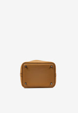 Picotin Lock 18 in Biscuit Taurillon Clemence with Palladium Hardware