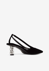 50 Bejeweled Slingback Pumps