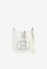 Mini Evelyne 16 in New White Clemence with Palladium Hardware