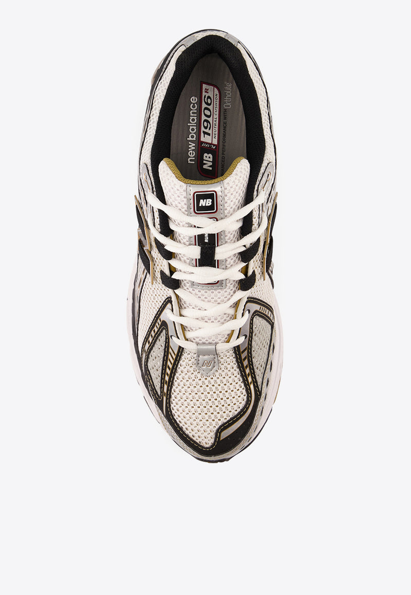 New Balance 1906R Low-Top Sneakers in Metallic Silver with Metallic Gold M1906RA Multicolor