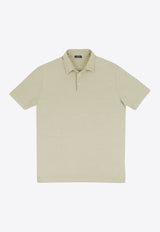 Slowear Short-Sleeved Polo T-shirt Sand 815109_SAND