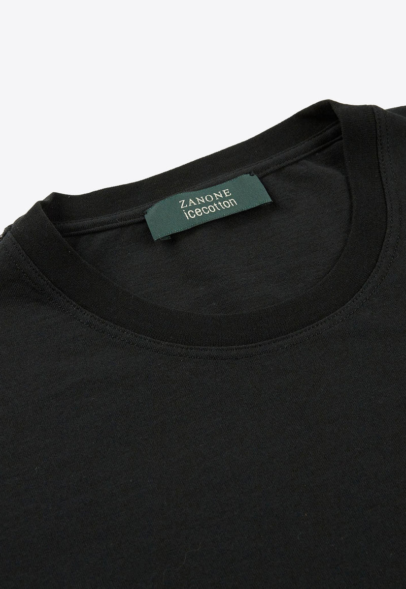Slowear Basic Crewneck T-shirt Black 815194_BLACK