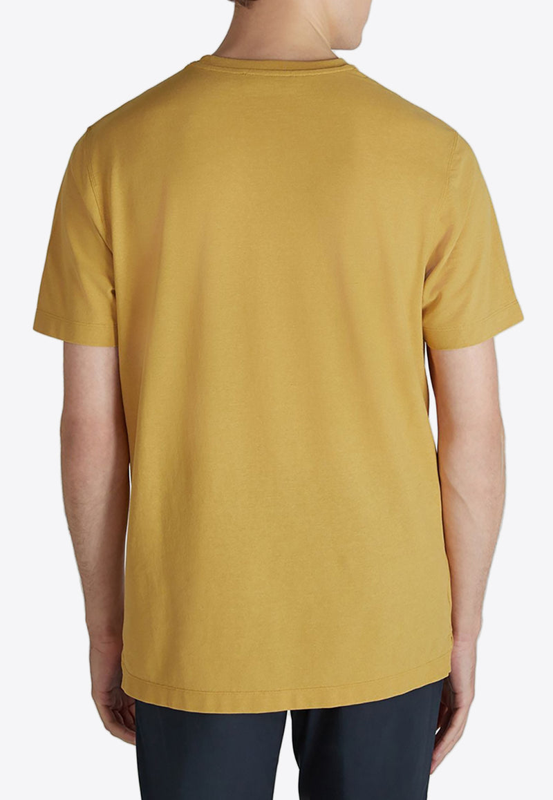 Slowear Basic Crewneck Slim T-shirt Mustard 815194_YELLOW