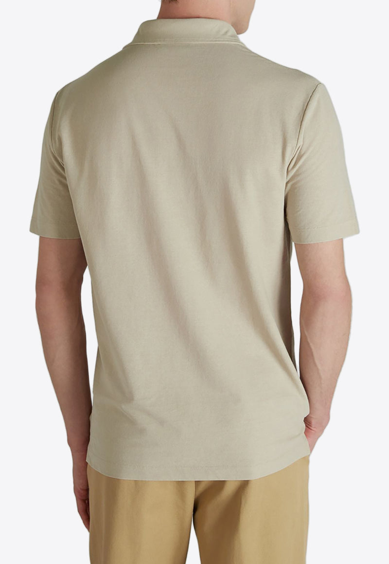 Slowear Short-Sleeved Polo T-shirt Sand 815109_SAND
