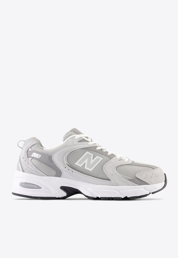 New Balance 530 Low-Top Sneakers in Raincloud with Shadow Gray and Silver Metallic MR530CK Gray
