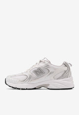New Balance 530 Low-Top Sneakers in NB White with Silver Metallic 8