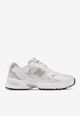New Balance 530 Low-Top Sneakers in NB White with Silver Metallic 8