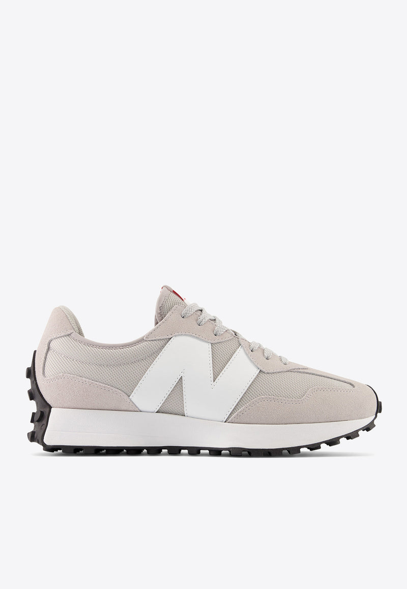 New Balance 327 Low-Top Sneakers in Raincloud with White MS327CGW Gray