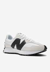 New Balance 327 Low-Top Sneakers in White with Black MS327CWB White