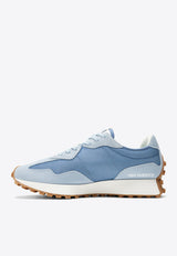 New Balance 327 Low-Top Sneakers in Light Arctic Grey with Mercury Blue MS327MQ Blue