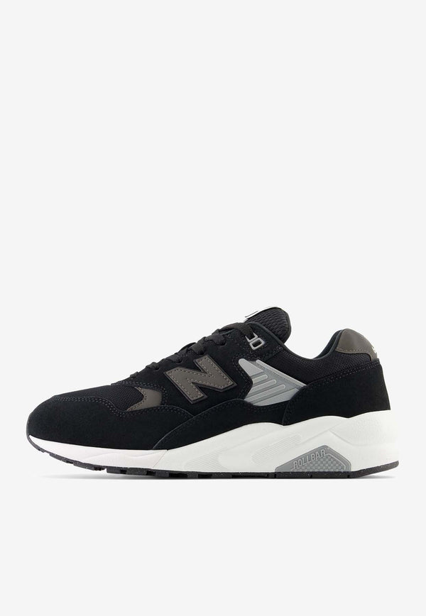 New Balance 580 Low-Top Sneakers in Black/White MT580ED2