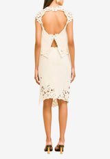 Shaya Broderie Anglaise Linen Skirt