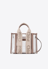 Chloé Small Woody Jelly Tote Bag Beige CH25US397P7026Y Blushy Beige