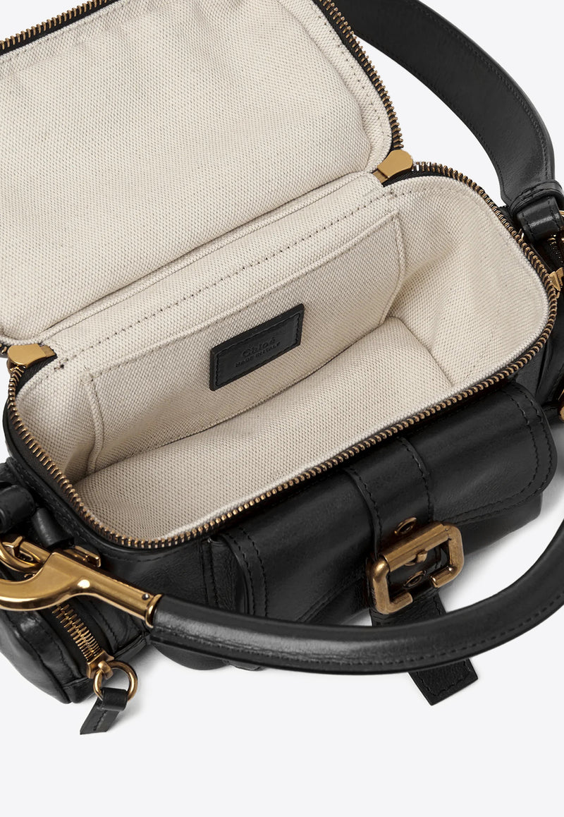Chloé Small Leather Camera Bag Black CHC24AS534N83001 BLACK
