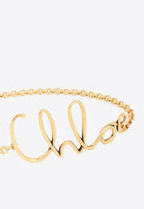 Chloé Iconic Logo Chain Belt Gold CHC25UC019CB79DCTU Vintage Gold