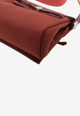 Herbag Zip 20 in Rouge H Militaire Canvas and Hunter with Palladium Hardware